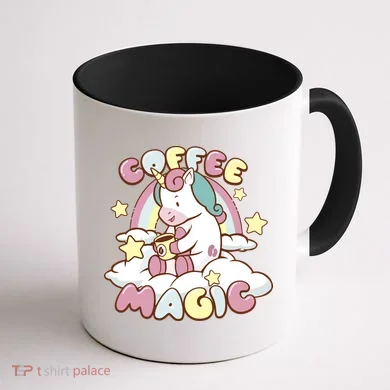 Coffee Magic Unicorn Coffee Mug back