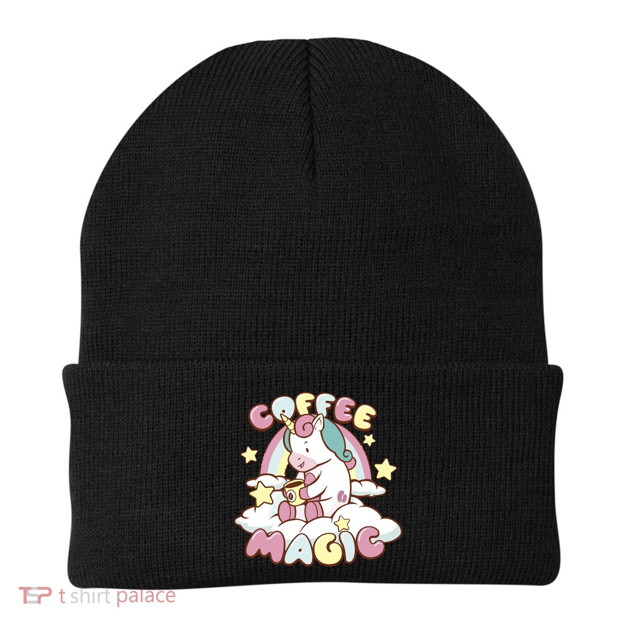 Coffee Magic Unicorn Beanie