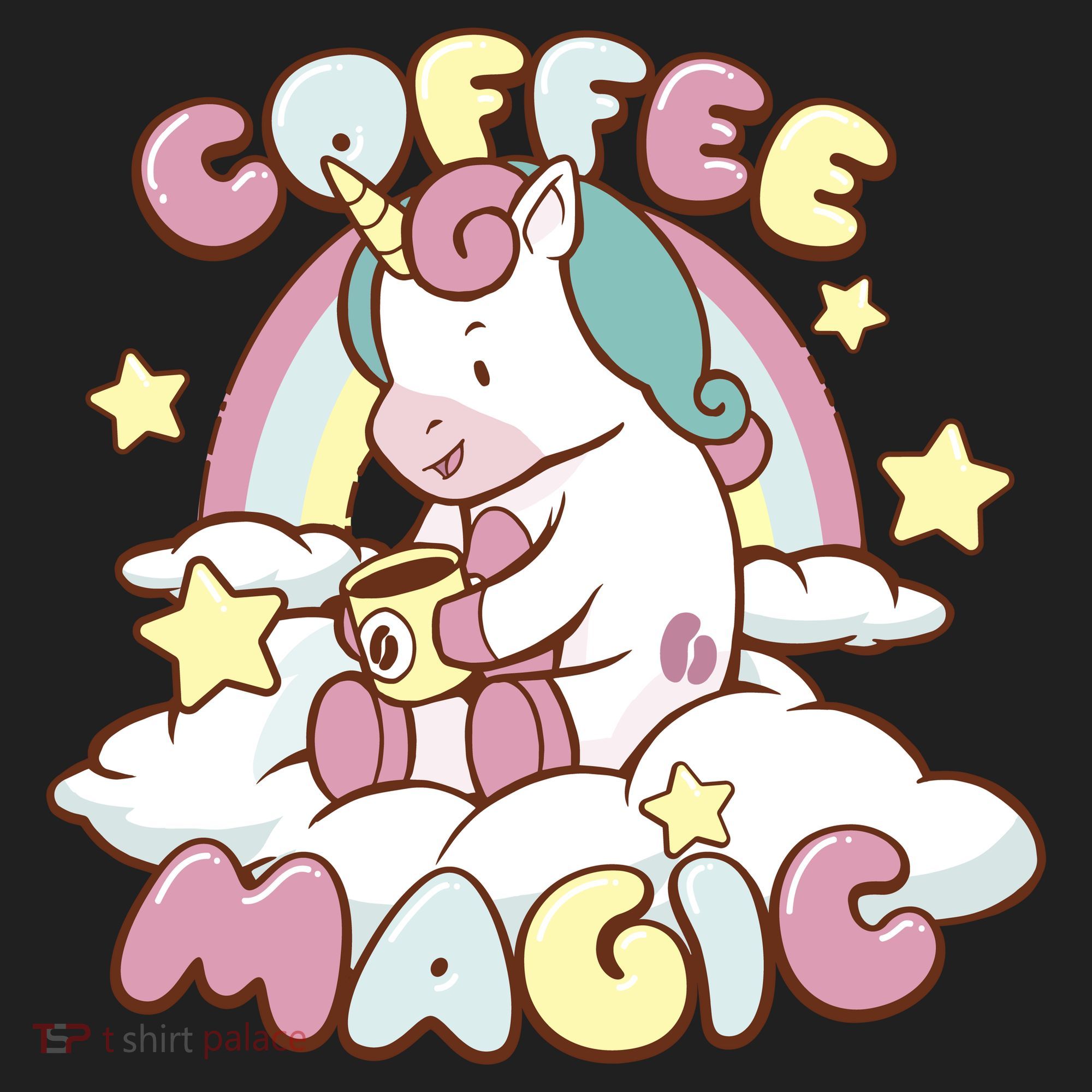 Coffee Magic Unicorn Beanie