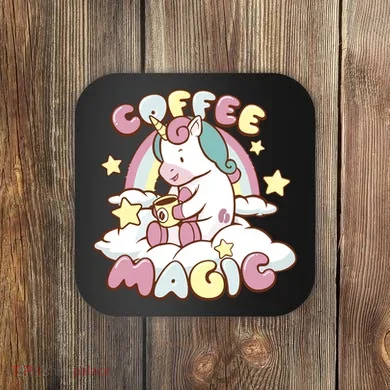 Coffee Magic Unicorn Coaster