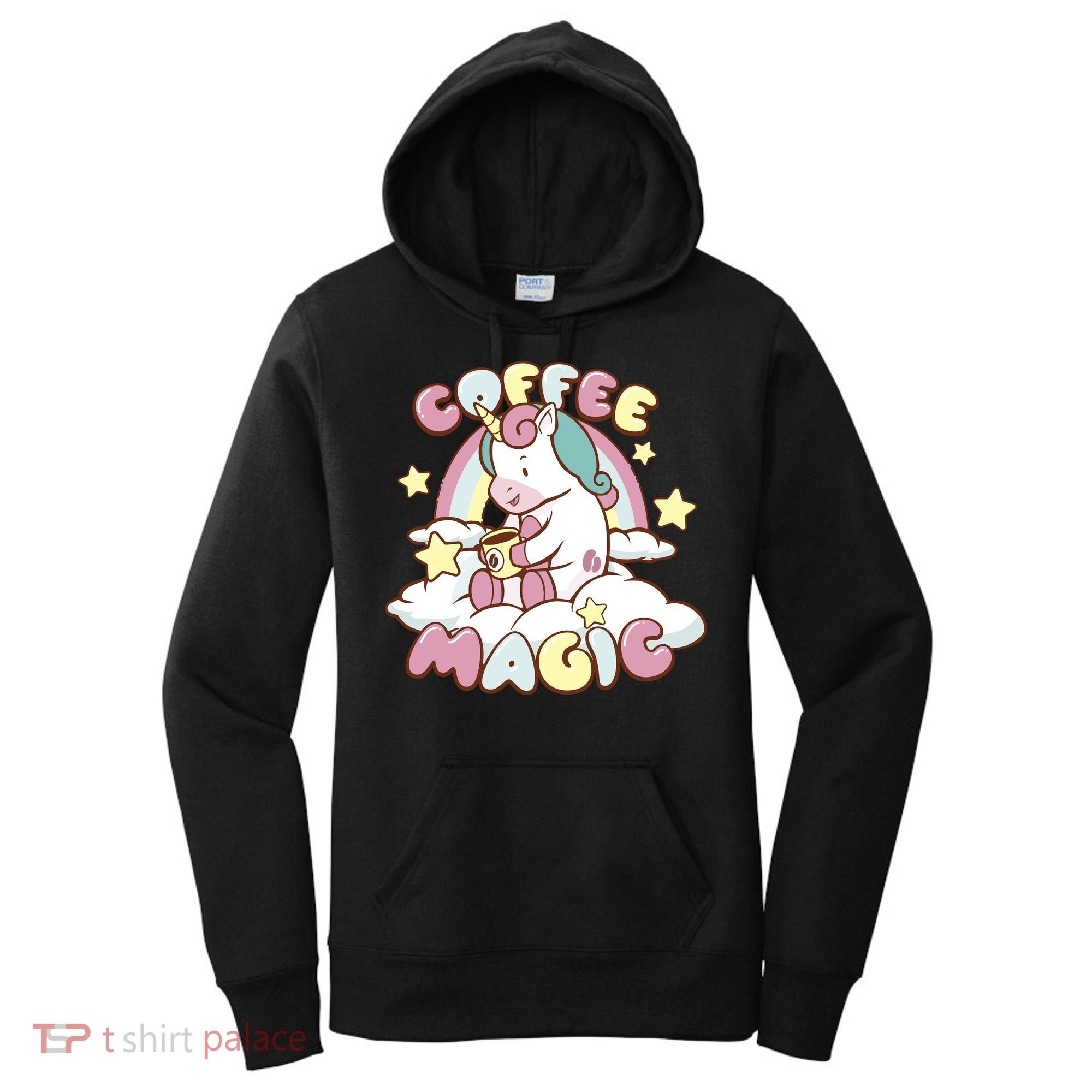 Coffee Magic Unicorn Women's Hoodie