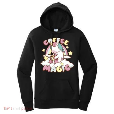 Coffee Magic Unicorn Women's Hoodie