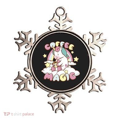 Coffee Magic Unicorn Ornament