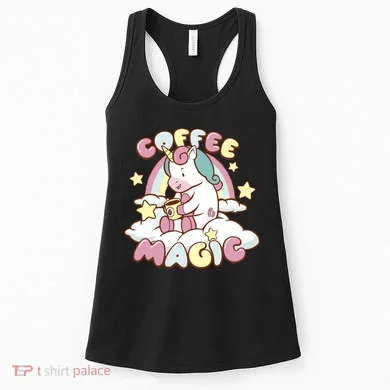 Coffee Magic Unicorn Women's Tank Top
