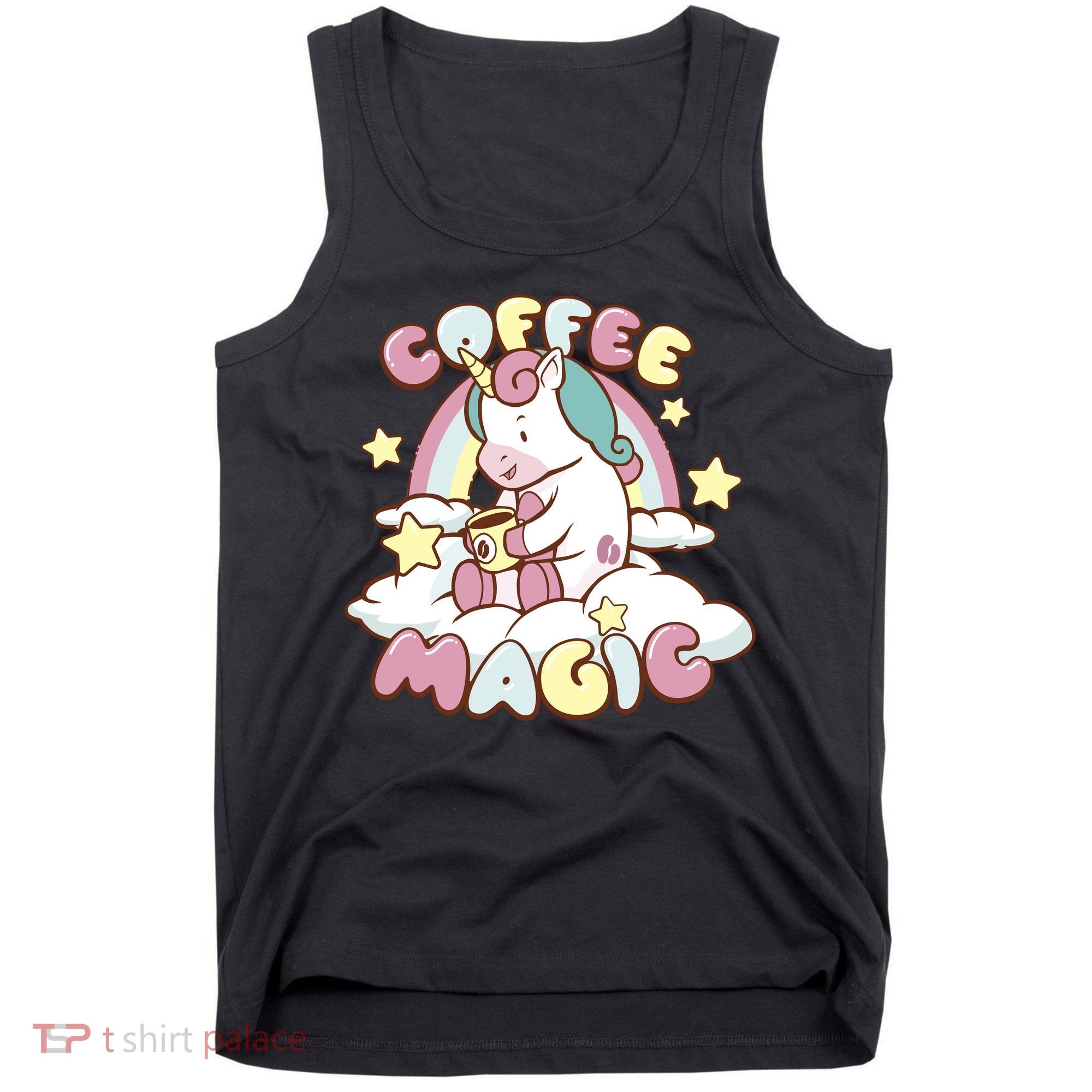 Coffee Magic Unicorn Tank Top