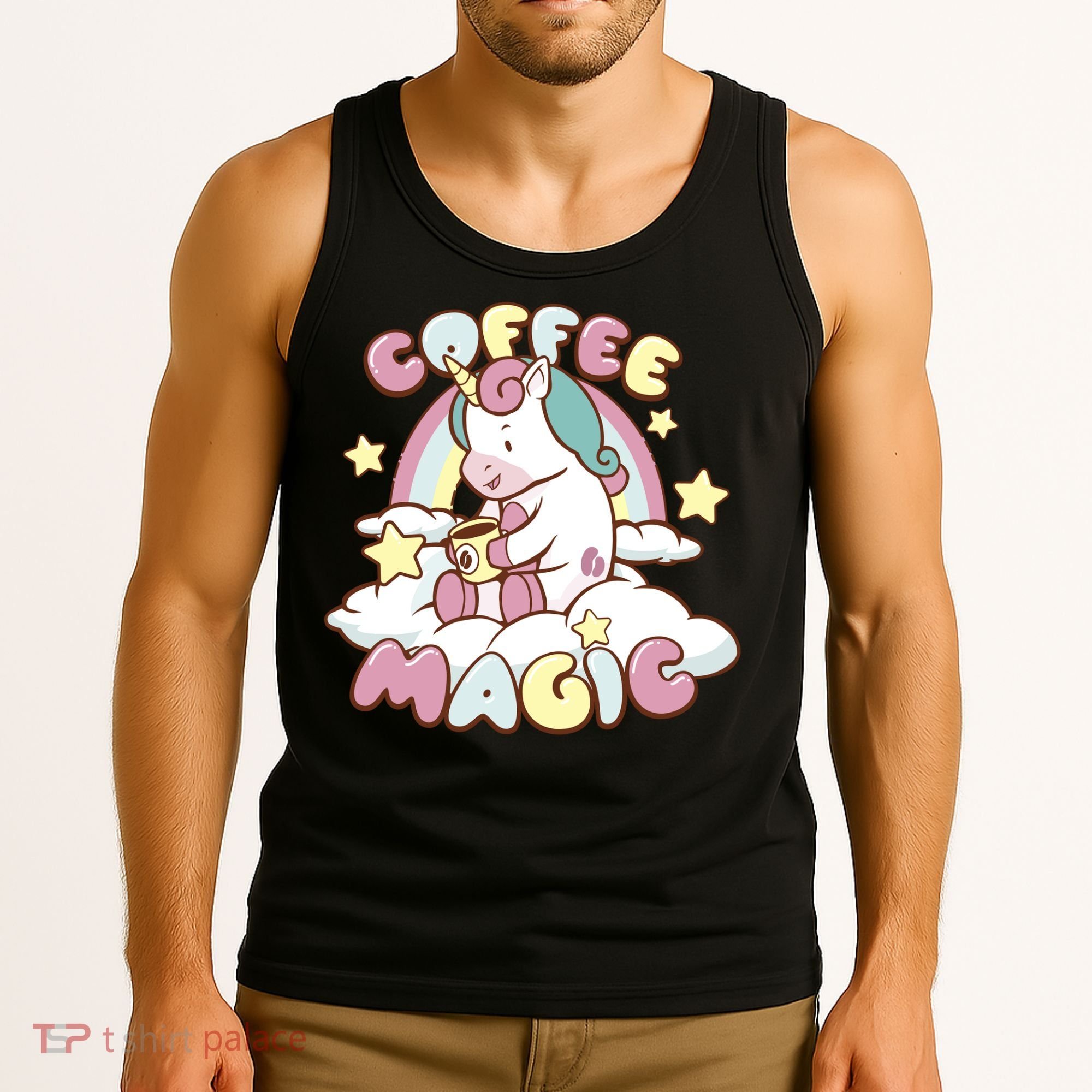 Coffee Magic Unicorn Tank Top