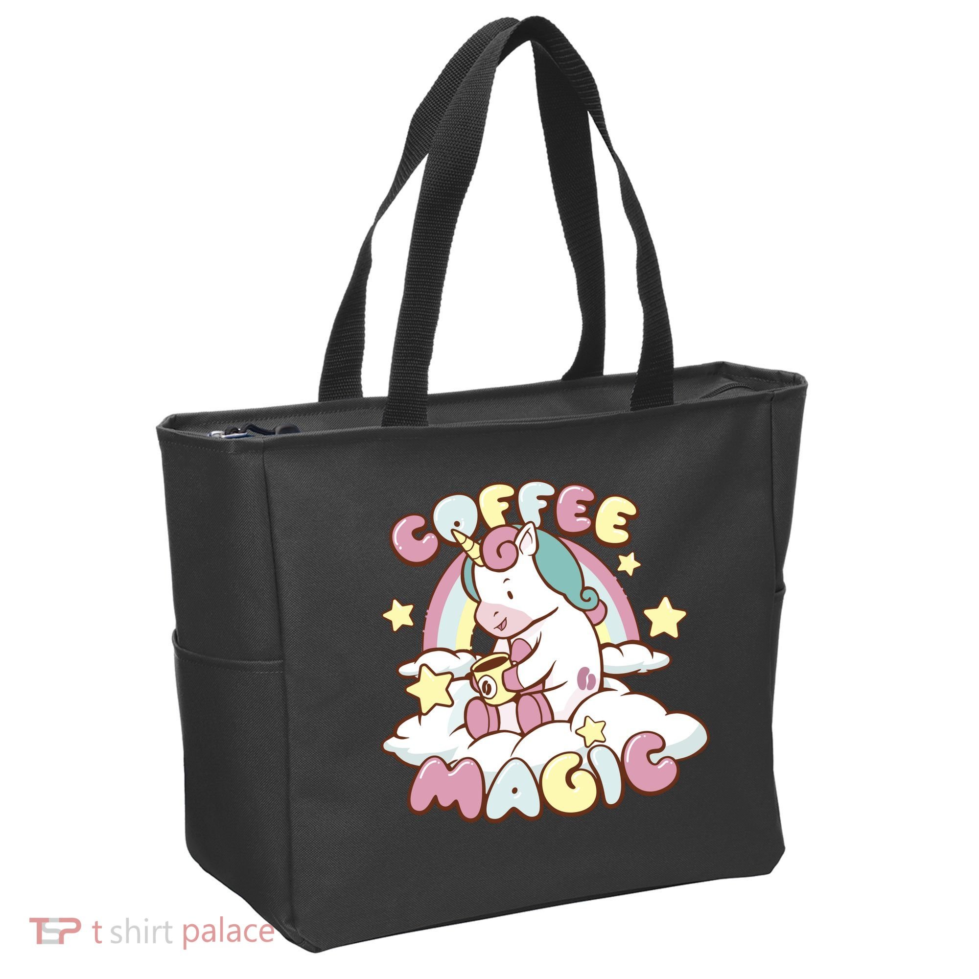 Coffee Magic Unicorn Tote Bag