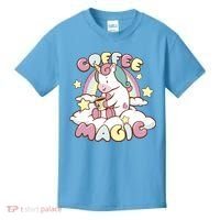 Coffee Magic Unicorn Kids T-Shirt thumb 0