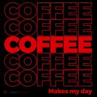 Coffee Makes My Day Thank You Bag Parody Coaster thumb 2