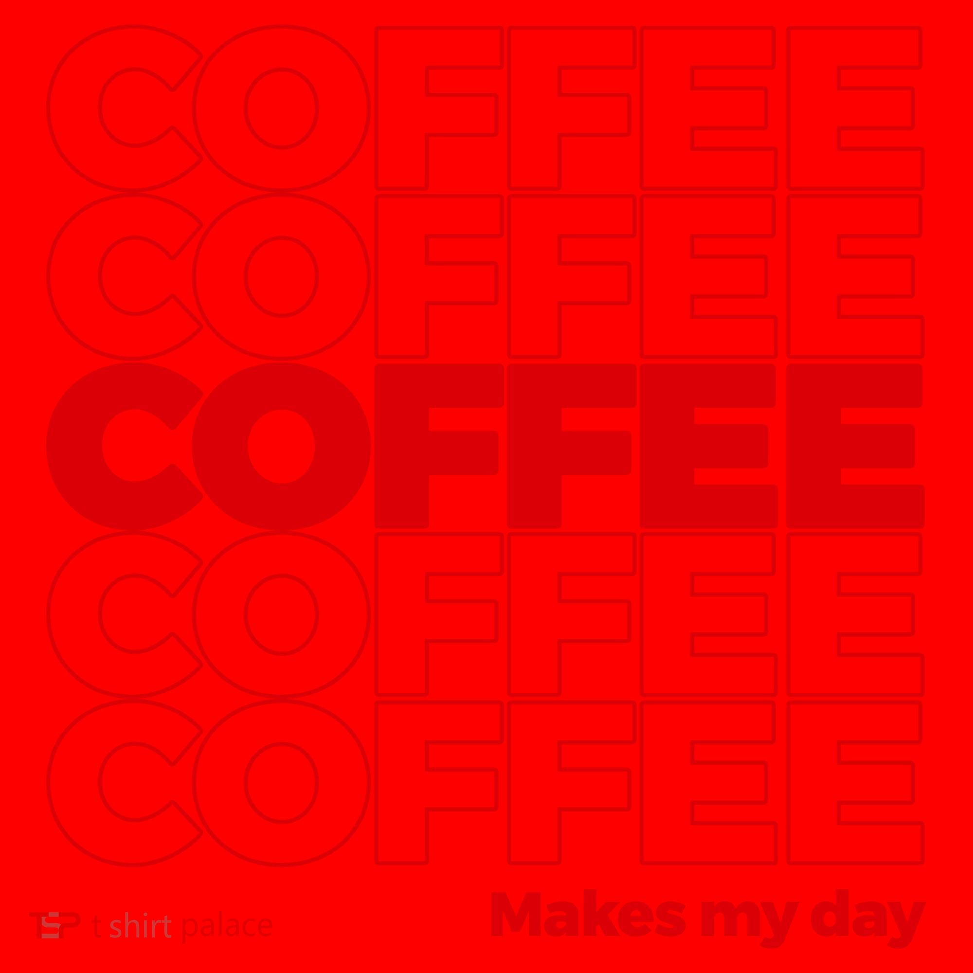 Coffee Makes My Day Thank You Bag Parody Santa Hat