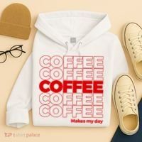 Coffee Makes My Day Thank You Bag Parody Hoodie thumb 4