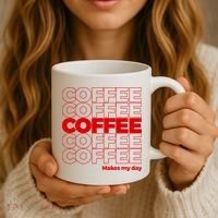 Coffee Makes My Day Thank You Bag Parody Coffee Mug thumb 3