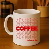 Coffee Makes My Day Thank You Bag Parody Coffee Mug thumb 4