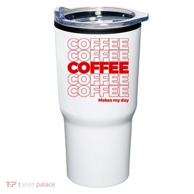 Coffee Makes My Day Thank You Bag Parody Tumbler