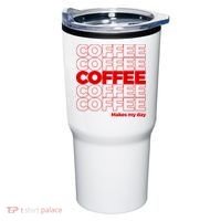 Coffee Makes My Day Thank You Bag Parody Tumbler thumb 0