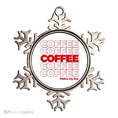 Coffee Makes My Day Thank You Bag Parody Ornament