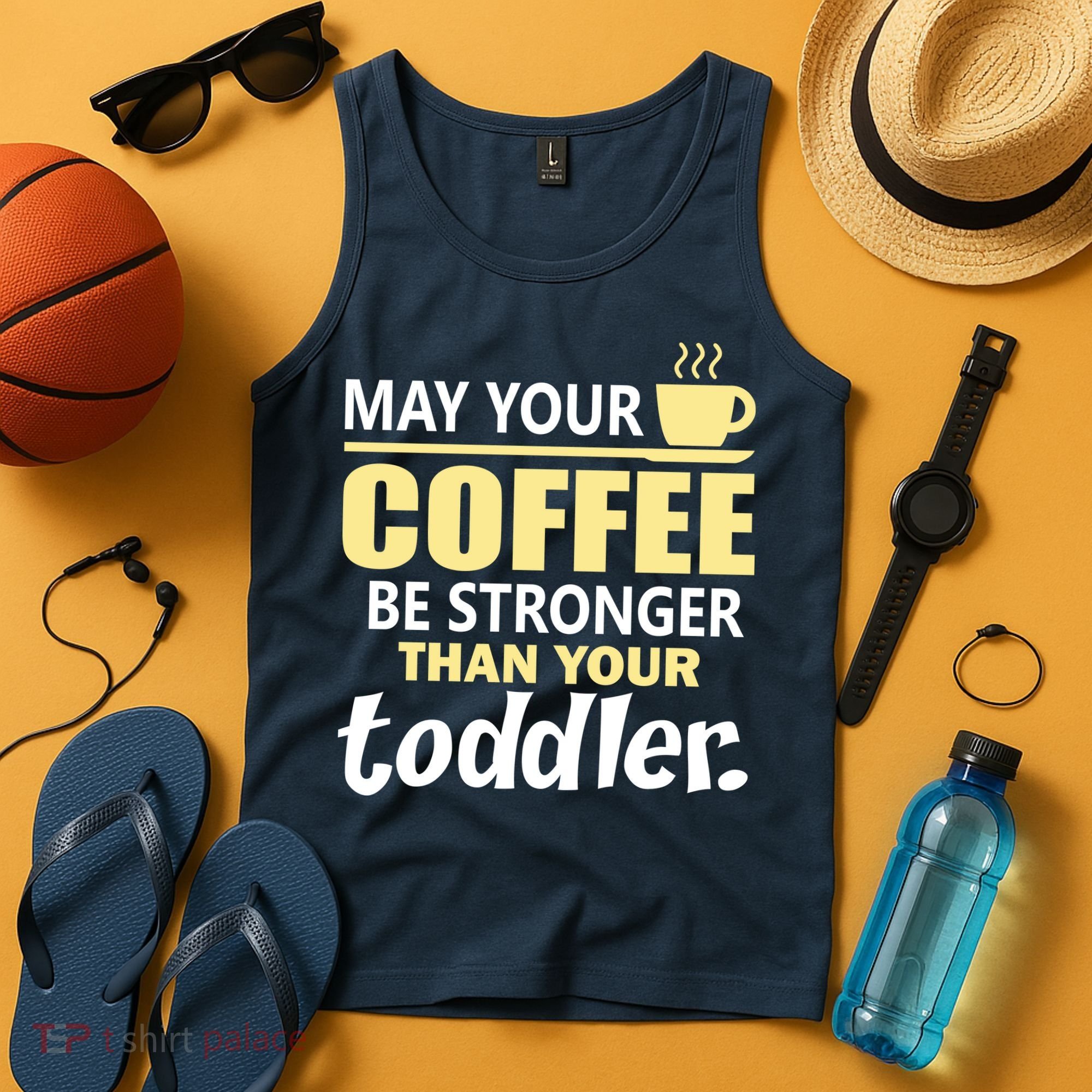 Coffee Mom - May Your Coffee Be Stronger Than Your Toddler Tank Top
