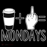 Coffee Plus Middle Finger Equals Monday Doggie Tank thumb 4