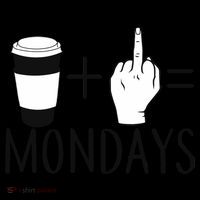Coffee Plus Middle Finger Equals Monday Coffee Mug thumb 5