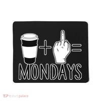Coffee Plus Middle Finger Equals Monday Mousepad thumb 0