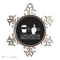 Coffee Plus Middle Finger Equals Monday Ornament thumb 0