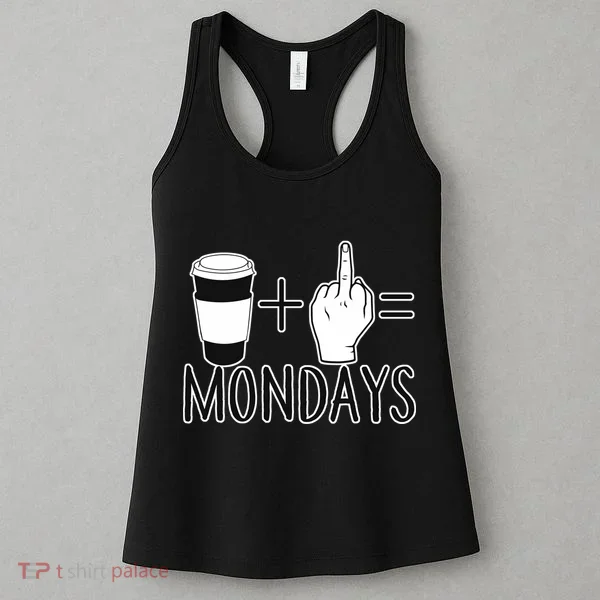 Coffee Plus Middle Finger Equals Monday Women's Tank Top