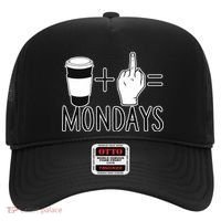Coffee Plus Middle Finger Equals Monday Hat thumb 0