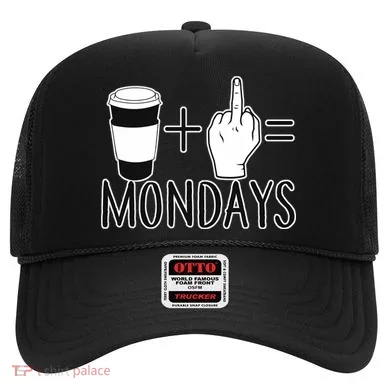 Coffee Plus Middle Finger Equals Monday Hat