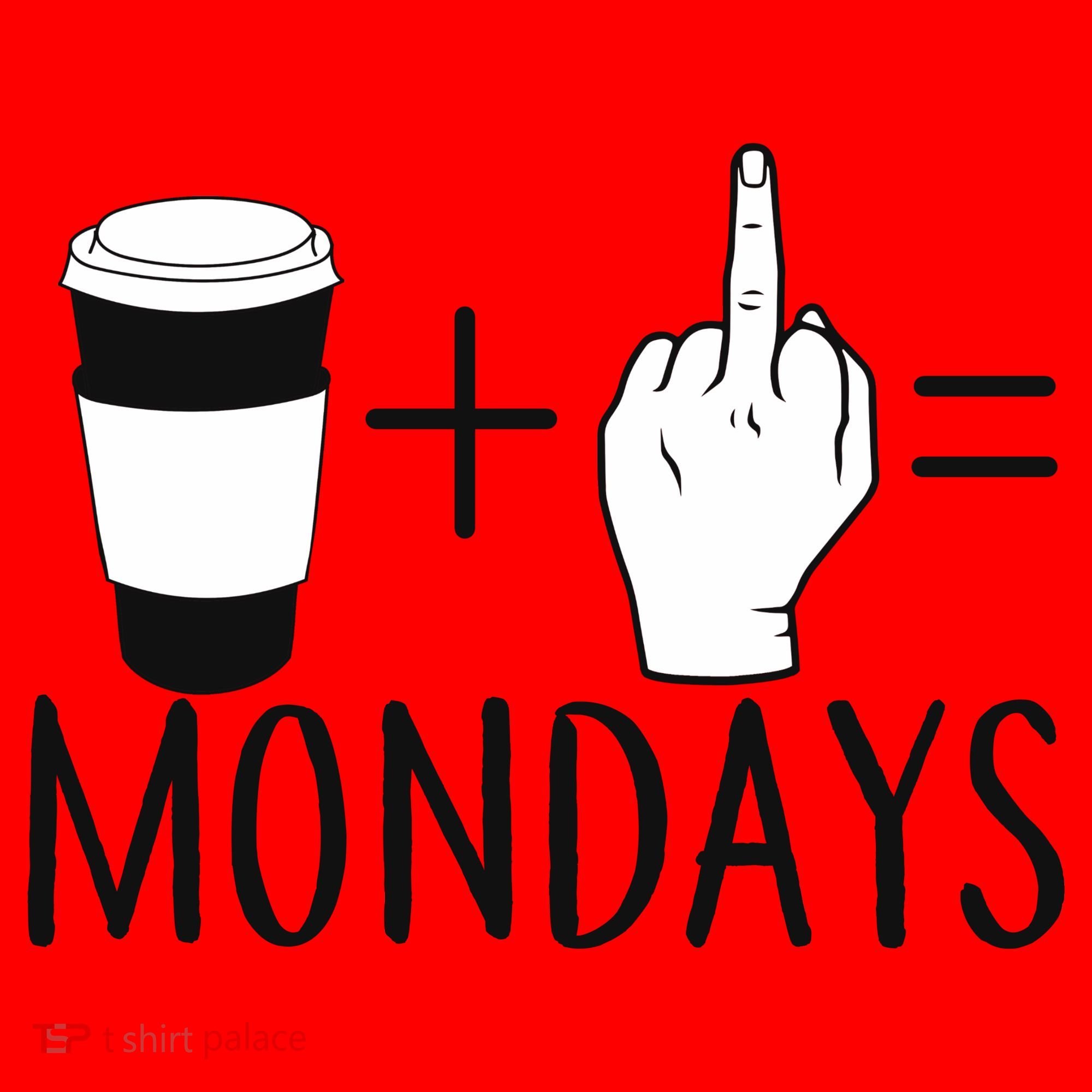 Coffee Plus Middle Finger Equals Monday Santa Hat