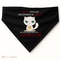 Coffee Spelled Backwards EEFOC USA-Made Doggie Bandana thumb 0