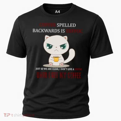 Coffee Spelled Backwards EEFOC Cooling Performance Crew T-Shirt