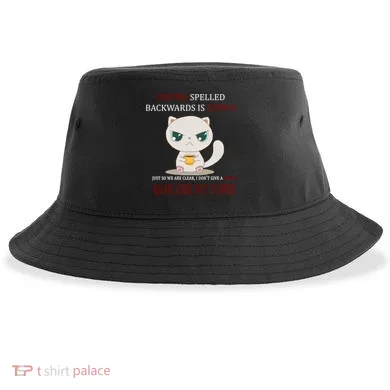 Coffee Spelled Backwards EEFOC Sustainable Bucket Hat