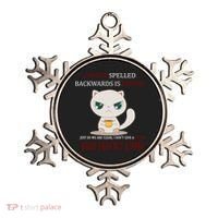 Coffee Spelled Backwards EEFOC Ornament thumb 0