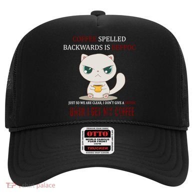 Coffee Spelled Backwards EEFOC Hat