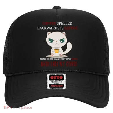 Coffee Spelled Backwards EEFOC Hat