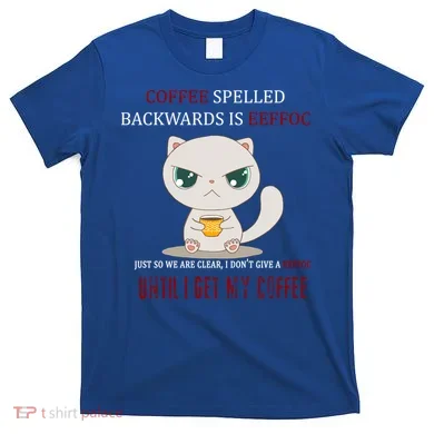 Coffee Spelled Backwards EEFOC T-Shirt