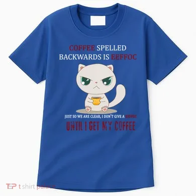 Coffee Spelled Backwards EEFOC Tall T-Shirt