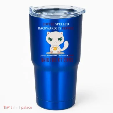 Coffee Spelled Backwards EEFOC Tumbler