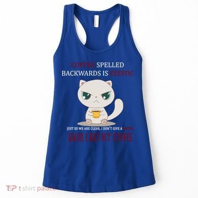 Coffee Spelled Backwards EEFOC Women's Tank Top