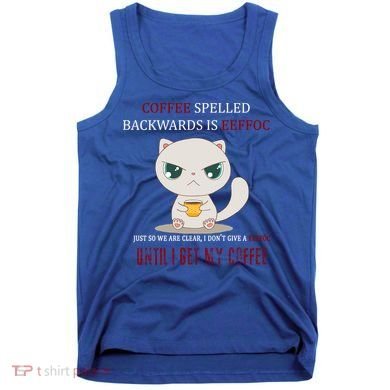 Coffee Spelled Backwards EEFOC Tank Top