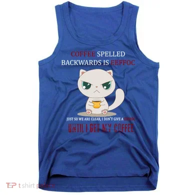 Coffee Spelled Backwards EEFOC Tank Top