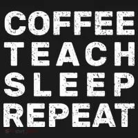 Coffee Teach Sleep Repeat Bucket Hat thumb 4