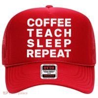 Coffee Teach Sleep Repeat Hat thumb 0