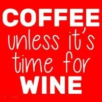 Coffee Unless It's Time For Wine Tumbler thumb 3