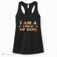 Child Of God Christian Cross Bible Religious Women's Tank Top thumb 0