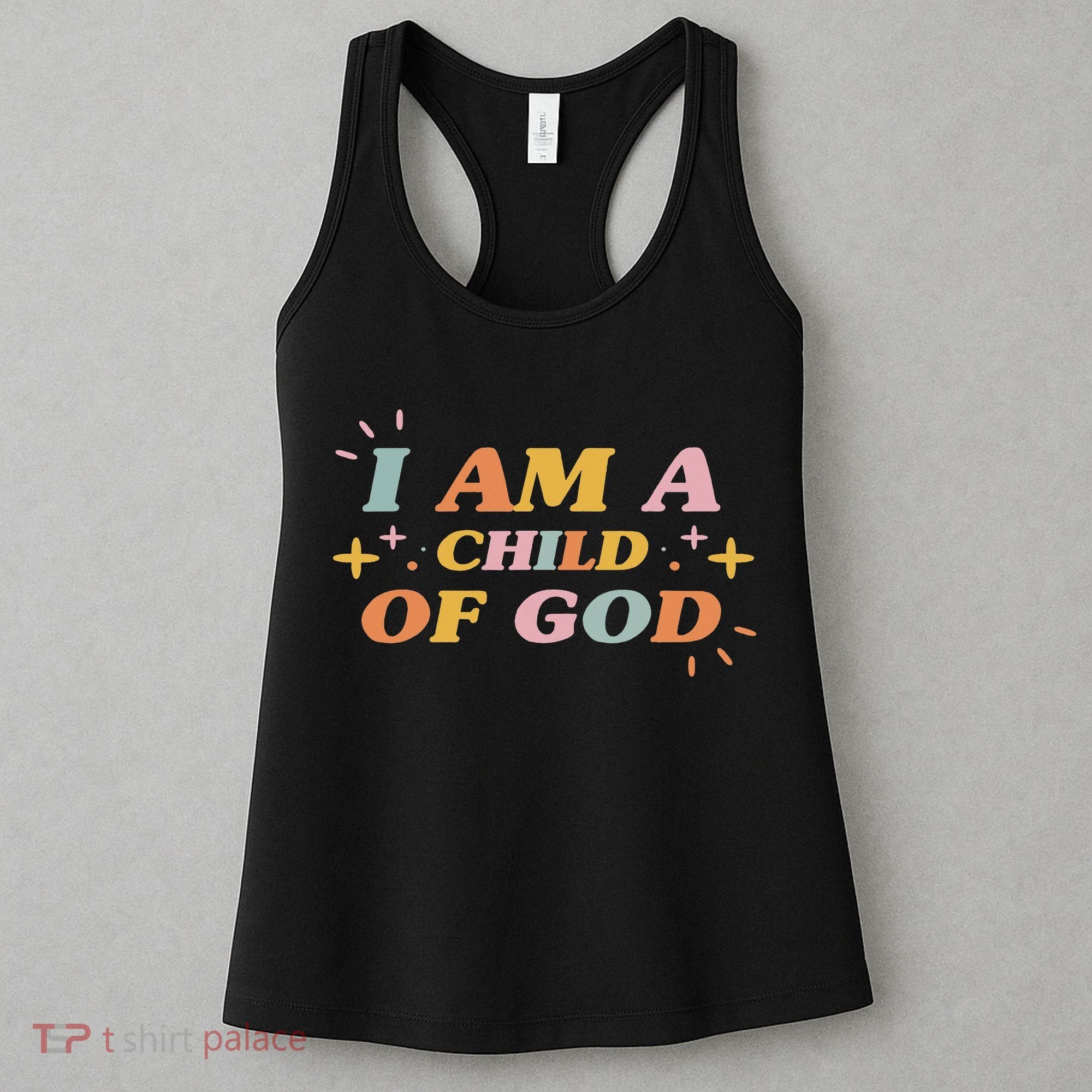 Child Of God Christian Cross Bible Religious Women's Tank Top