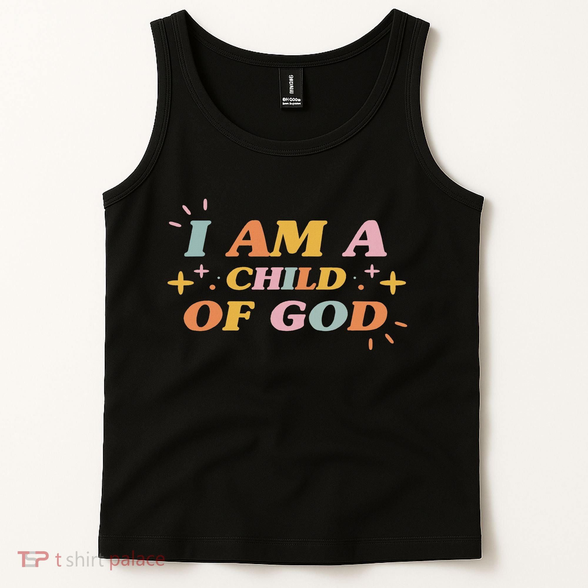Child Of God Christian Cross Bible Religious Tank Top