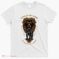 Child Of God Warrior Of Christ Jesus Christian Faith Graphic T-Shirt thumb 0