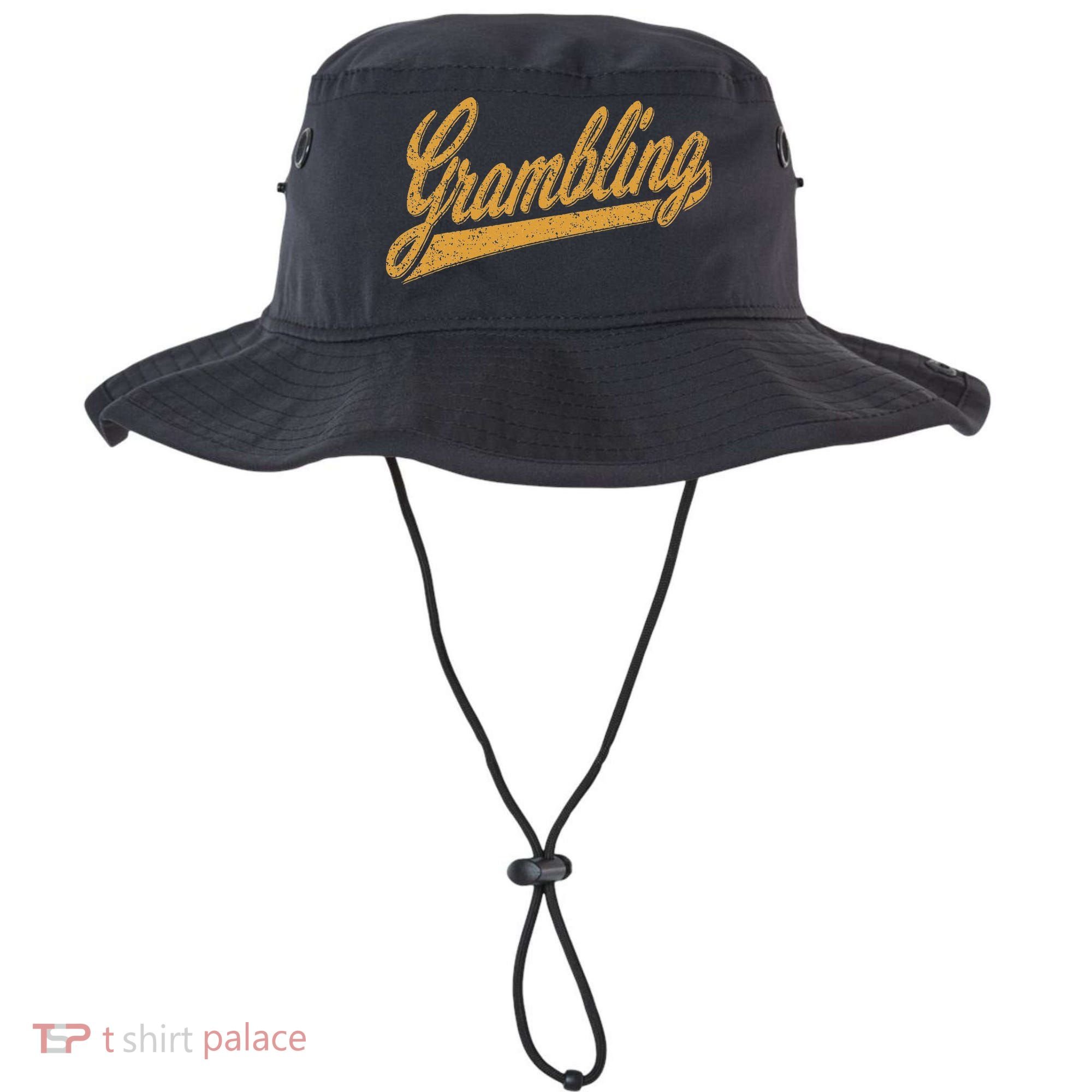 City Of Grambling La Varsity Script Sports Jersey Style Bucket Hat