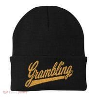 City Of Grambling La Varsity Script Sports Jersey Style Beanie thumb 0